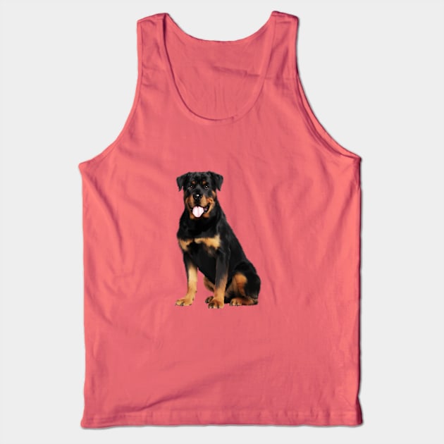 Rottweiler Dog, Dog Lover Tank Top by dukito